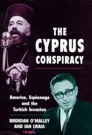 Cover of: The Cyprus Conspiracy: America, Espionage and the Turkish Invasion