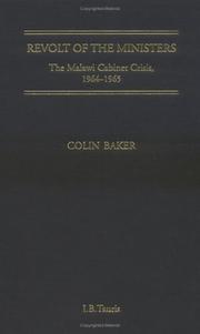 Revolt of the ministers by Baker, Colin