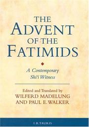 Cover of: The Advent of the Fatimids by 