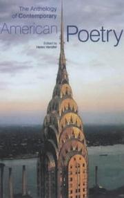 Cover of: The Anthology of Contemporary American Poetry