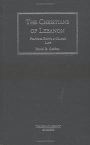 Cover of: The Christians of Lebanon by David D. Grafton