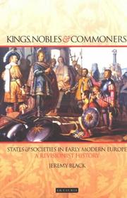 Cover of: Kings, nobles and commoners by Jeremy Black