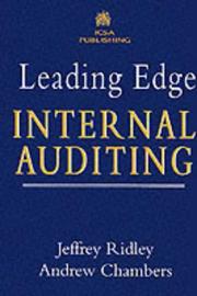 Cover of: Leading edge internal auditing