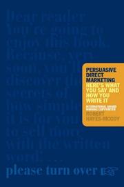 Cover of: Persuasive Direct Marketing by Robert Hayes-mccoy