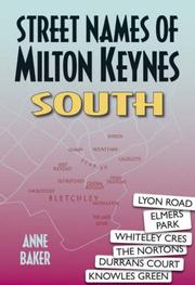 Cover of: Street Names of Milton Keynes by Anne Baker