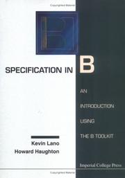 Specification in B by K. Lano