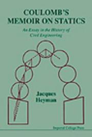 Cover of: Coulomb's memoir on statics by Jacques Heyman