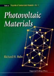 Cover of: Photovoltaic materials