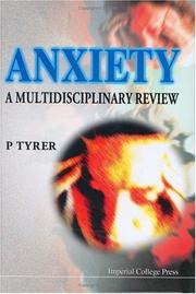 Cover of: Anxiety | Peter Tyrer