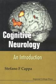 Cover of: Cognitive neurology by S. F. Cappa