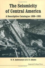 Cover of: Seismicity of Central America: a descriptive catalogue, 1898-1995