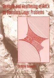 Cover of: Strength and weathering of rock as boundary layer problems