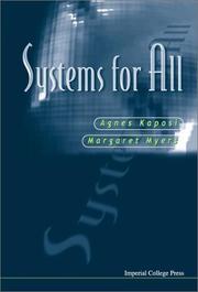 Cover of: Systems for all by Agnes Kaposi