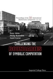 Cover of: Challenging the Boundaries of Symbolic Computation | 