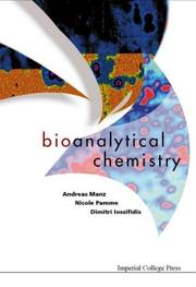 Bioanalytical chemistry by A. Manz