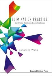 Cover of: Elimination practice: software tools and applications