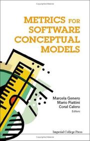 Cover of: Metrics For Software Conceptual Models