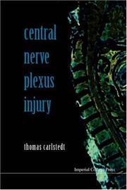 Cover of: Central Nerve Plexus Injury by Thomas Carlstedt