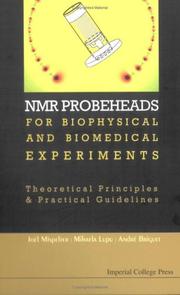 Cover of: Nmr Probeheads for Biophysical And Biomedical Experiments by Mihaela Lupu, Andre Briguet, Joel Mispelter