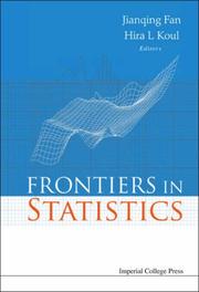 Cover of: Frontiers in Statistics