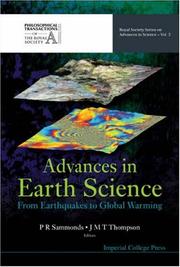 Cover of: Advances in Earth Science | 
