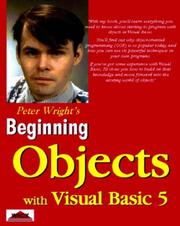 Cover of: Beginning objects with Visual Basic 5