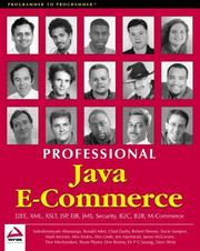 Cover of: Professional Java e-commerce