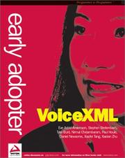 Cover of: Early adopter voiceXML