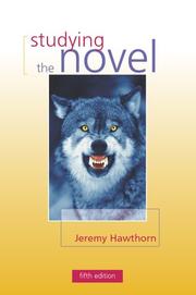 Cover of: Studying the Novel (Hodder Arnold Publication) by Jeremy Hawthorn