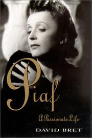 Cover of: Piaf by David Bret, David Bret