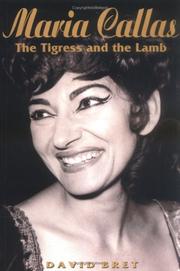 Cover of: Maria Callas by David Bret