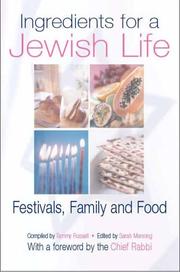 Cover of: Ingredients for a Jewish Life