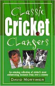 Cover of: Classic Cricket Clangers
