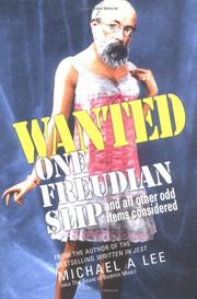 Cover of: Wanted: One Freudian Slip