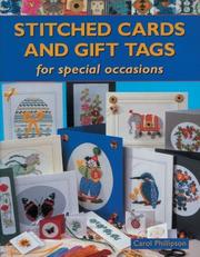 Cover of: Stitched cards and gift tags for special occasions
