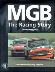 Cover of: MGB - The Racing Story