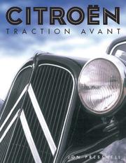 Cover of: Citroen Traction Avant by Jon Pressnell