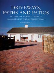 Cover of: Driveways, Paths and Patios by Tony McCormack