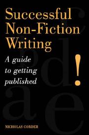 Cover of: Writing Non-Fiction for Profit by N. Corder