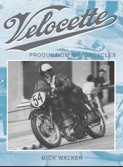 Cover of: Velocette by Mick Walker