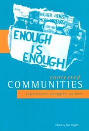 Cover of: Contested Communities | Paul Hoggett
