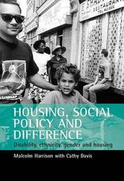 Cover of: Housing Social Policy and Difference by M. L. Harrison, Cathy Davis