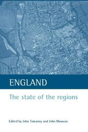 Cover of: England: the state of the regions