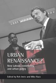 Cover of: Urban Renaissance? by 