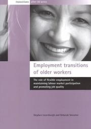 Cover of: Employment transitions of older workers by Steve Lissenburgh