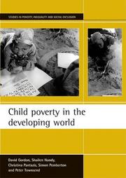 Cover of: Child poverty in the developing world | 