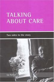 Cover of: Talking about care | Liz Forbat