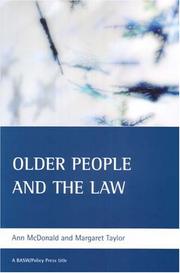 Cover of: Older People And the Law