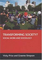 Cover of: Transforming society?: Social work and sociology