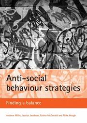 Cover of: Anti-social Behaviour Strategies: Finding a Balance